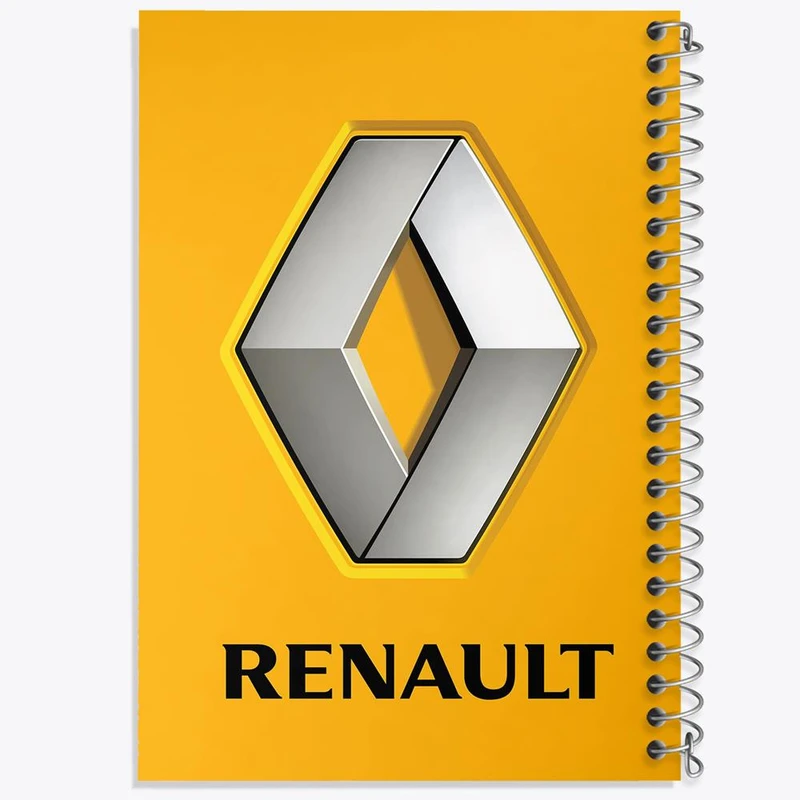 دفتر ژورنال نویسی 50 برگ خندالو مدل نقطه ای طرح رنو Renault کد 23419