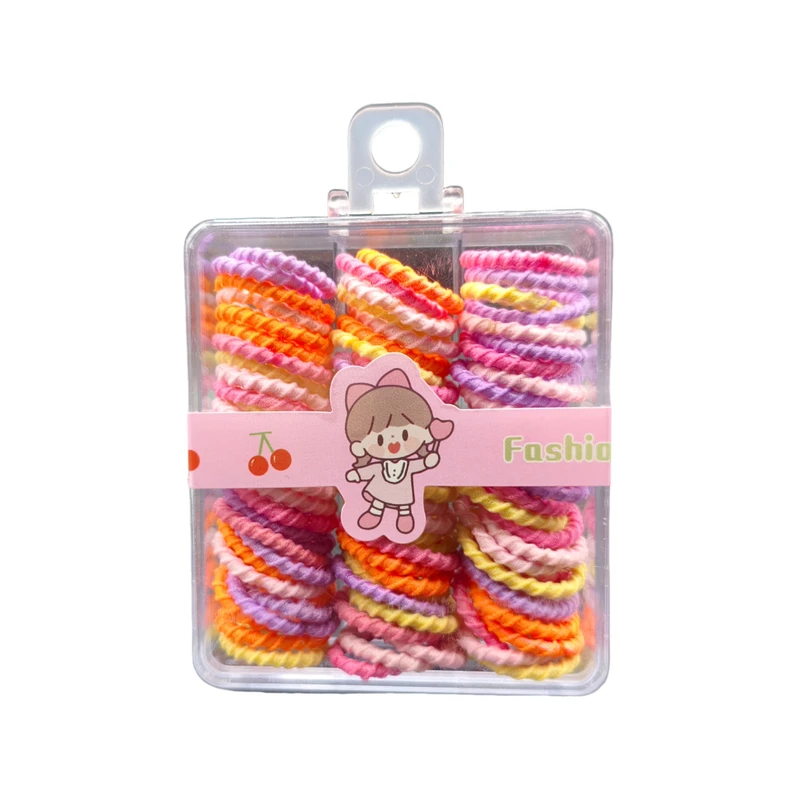 کش مو زنانه مدل فانی بافت پارچه ای بسته 85 عددی