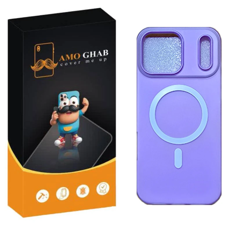 کاور عمو قاب مدل پاستیلی مناسب برای گوشی موبایل اپل Iphone 17 Pro