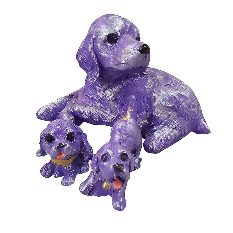 مجسمه مدل سگ کد B3 مجموعه 3 عددی