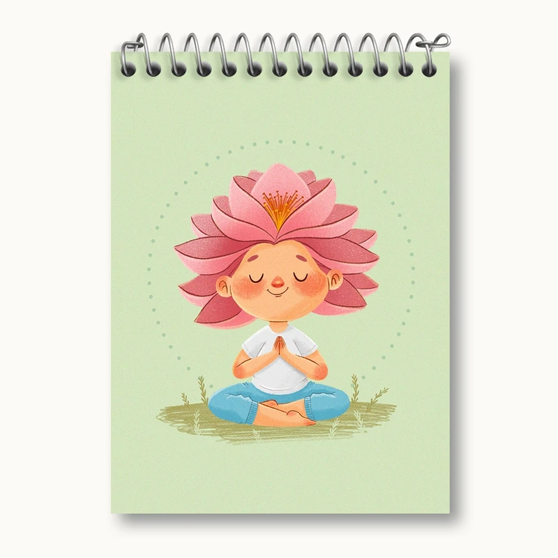 دفتر یادداشت 50 برگ خندالو مدل دخترانه فانتزی کد 25725