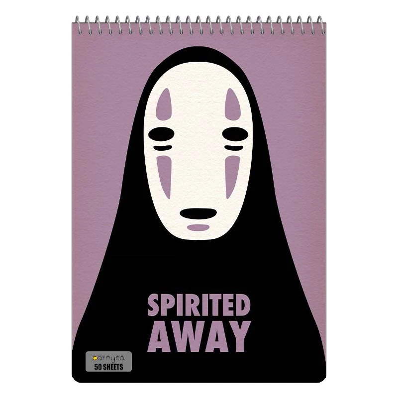 دفتر نقاشی 50 برگ سیمی کارنیکا طرح شهر ارواح Spirited Away کد 42208