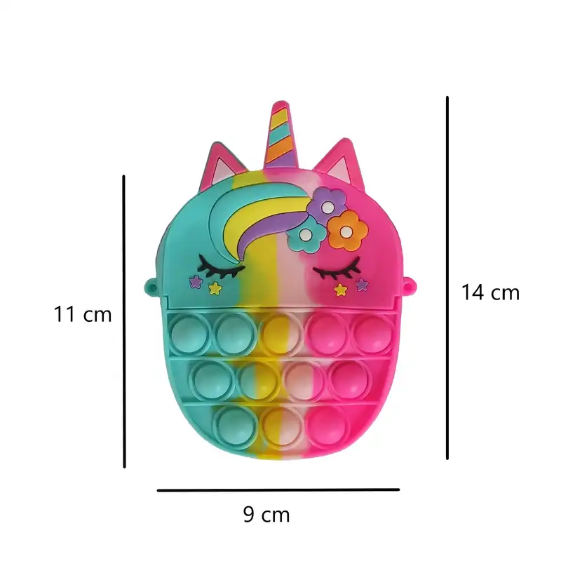 کیف رودوشی دخترانه مدل پاپیت تک شاخ کد M3