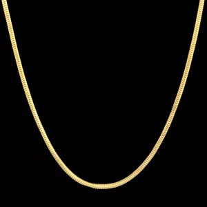 زنجیر طلا 18 عیار زنانه طلای مستجابی مدل ونزو کد 45
