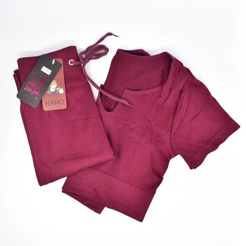 ست نیم تنه و لگینگ ورزشی زنانه مدل ساندی کد 3158