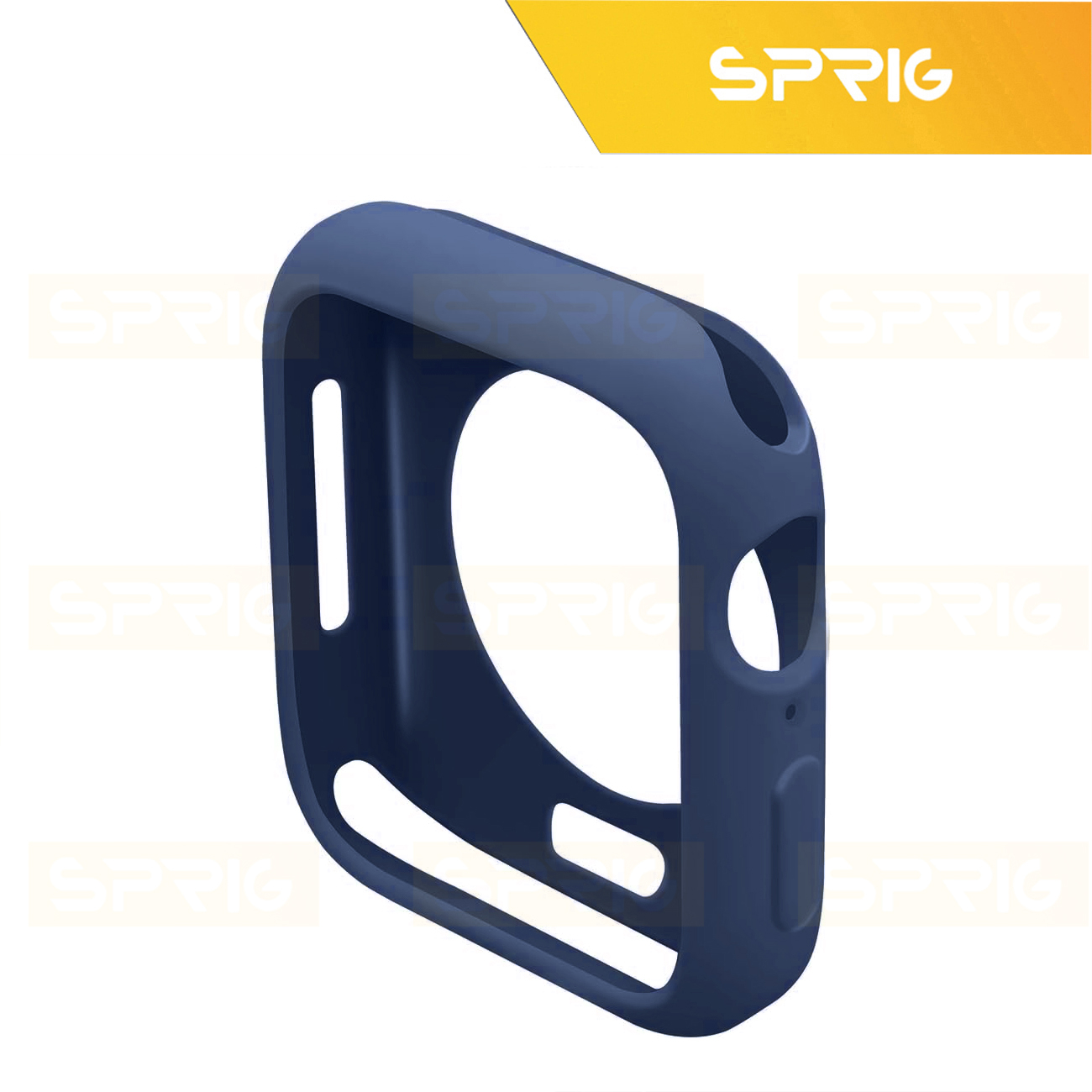 بند اسپریگ مدل Spig Protection مناسب برای اپل واچ Series 7 Aluminum 45mm / Series 8 Aluminum 45mm / Series 9 Aluminum 45mm به همراه کاور
