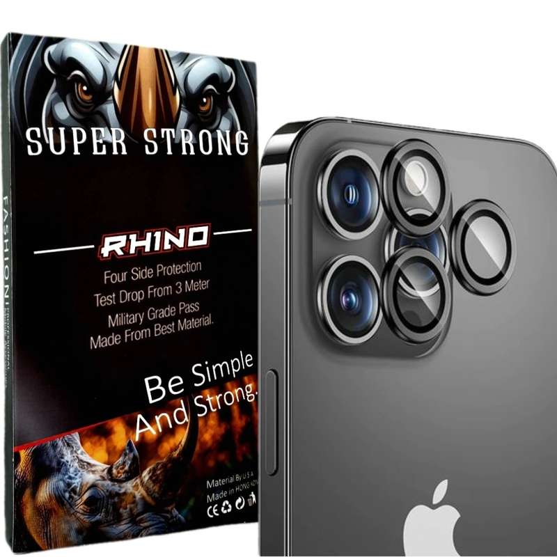 محافظ لنز دوربین راینو مدل رینگ پلاس مناسب برای گوشی موبایل اپل IPhone 16 Pro Max