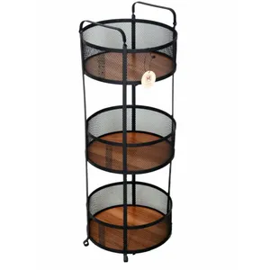 سبد سیب زمینی و پیاز سه طبقه مرولین مدل گلورا سه طبقه کد 40143