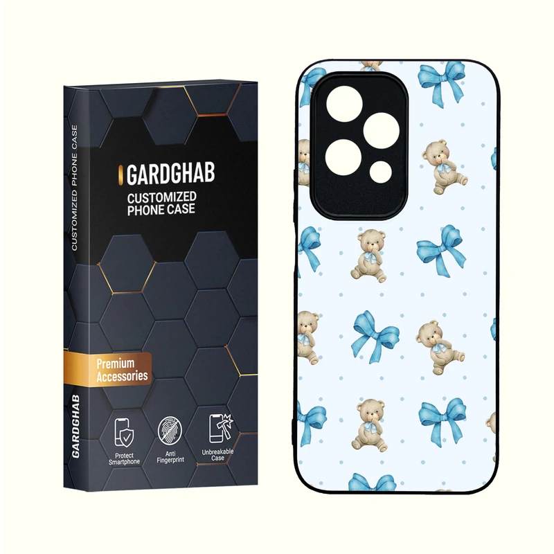 کاور گارد قاب مدل دور ژله ای پشت گلس فانتزی مناسب برای گوشی انر Honor 200 Lite 5G