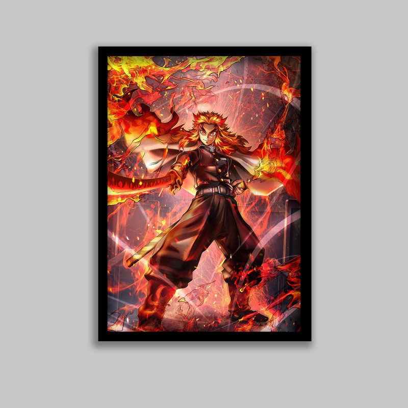 تابلو مدل تابلو مدل انیمه شیطان کش Demon Slayer کد LA-G10458-2