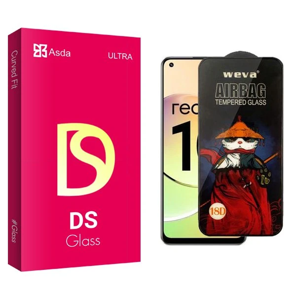 محافظ صفحه نمایش آسدا مدل DS Airbag مناسب برای گوشی موبایل ریلمی 10 4G