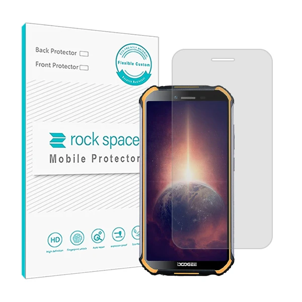 محافظ صفحه نمایش شفاف راک اسپیس مدل HyGEL مناسب برای گوشی موبایل  دوجی مدل S40 Pro