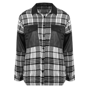 کت زنانه مدل شکت چهارخانه