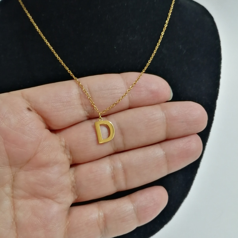گردنبند زنانه مدل حرف d گردنبند زنانه مدل حرف d