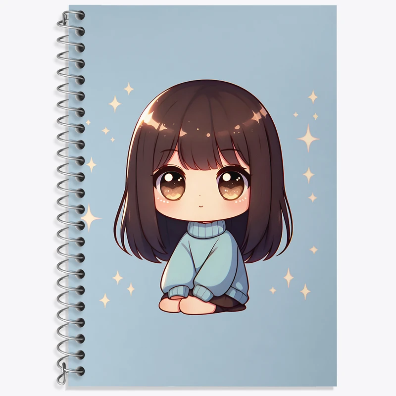 دفتر نت موسیقی 50 برگ خندالو طرح دخترانه بامزه کد N5784