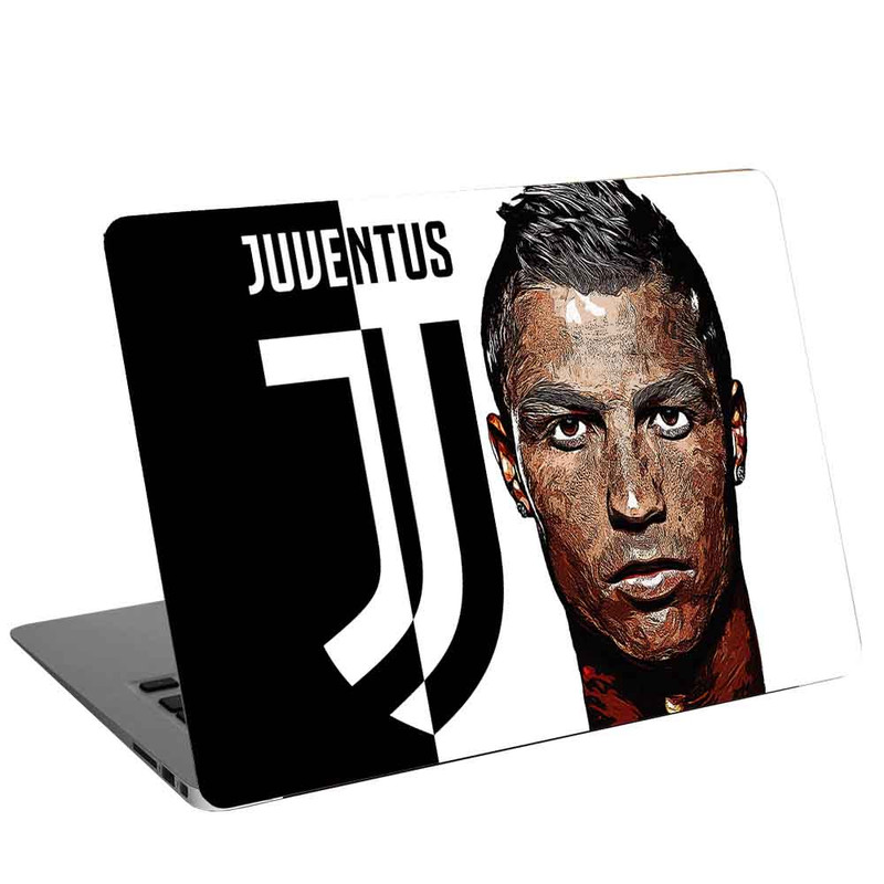 استیکر لپ تاپ طرح cristiano ronaldo juventus کد cl-182 مناسب برای لپ تاپ 15.6 اینچ