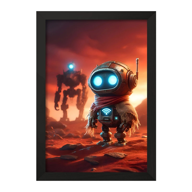 تابلو خندالو مدل ربات کد F9152