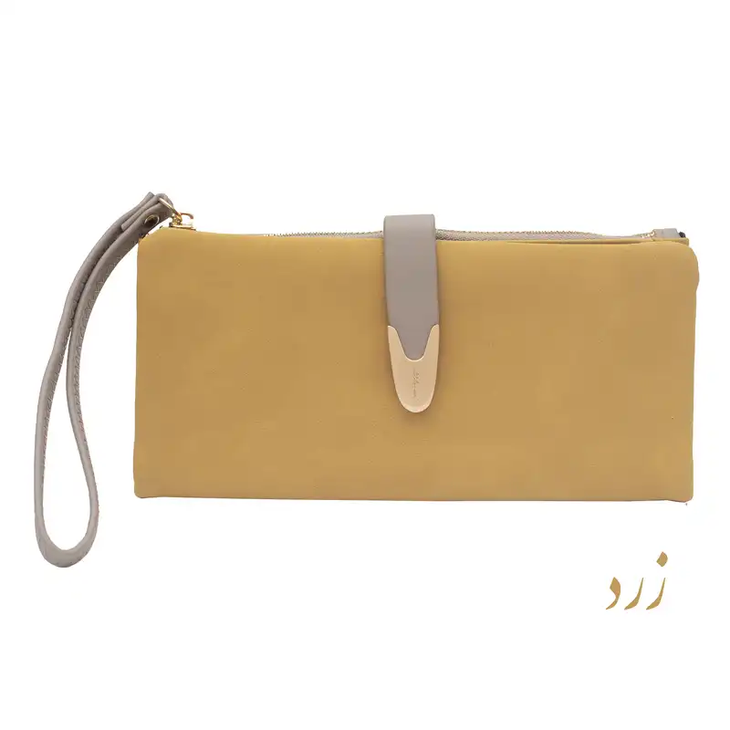 کیف پول زنانه پرتیزس مدل ساده بند دار کد 2020044