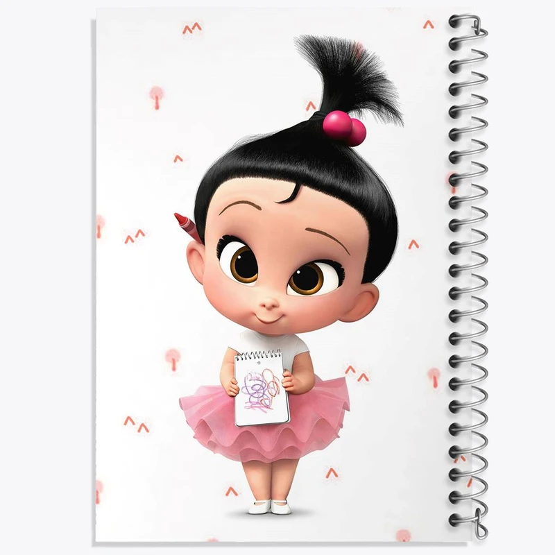 دفتر مشق 50 برگ خندالو مدل Boss Baby  کد 10335