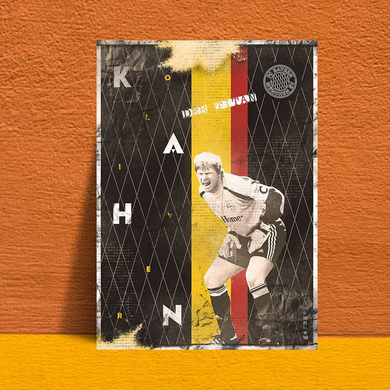 تابلو شاسی طرح پوستر ورزشی مدل اولیور کان کد FS59