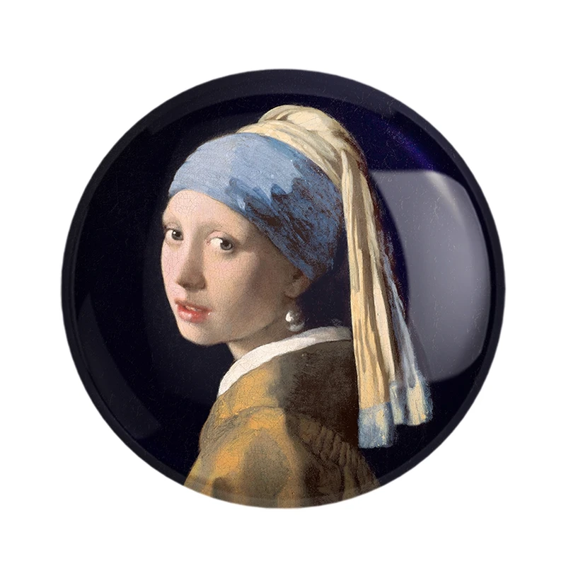 پیکسل خندالو مدل نقاشی دختری با گوشواره مروارید اثر یوهاتس ورمیر کد 23347