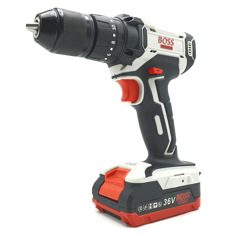 مجموعه 30 عددی دریل پیچ گوشتی شارژی چکشی باس مدل BS0025