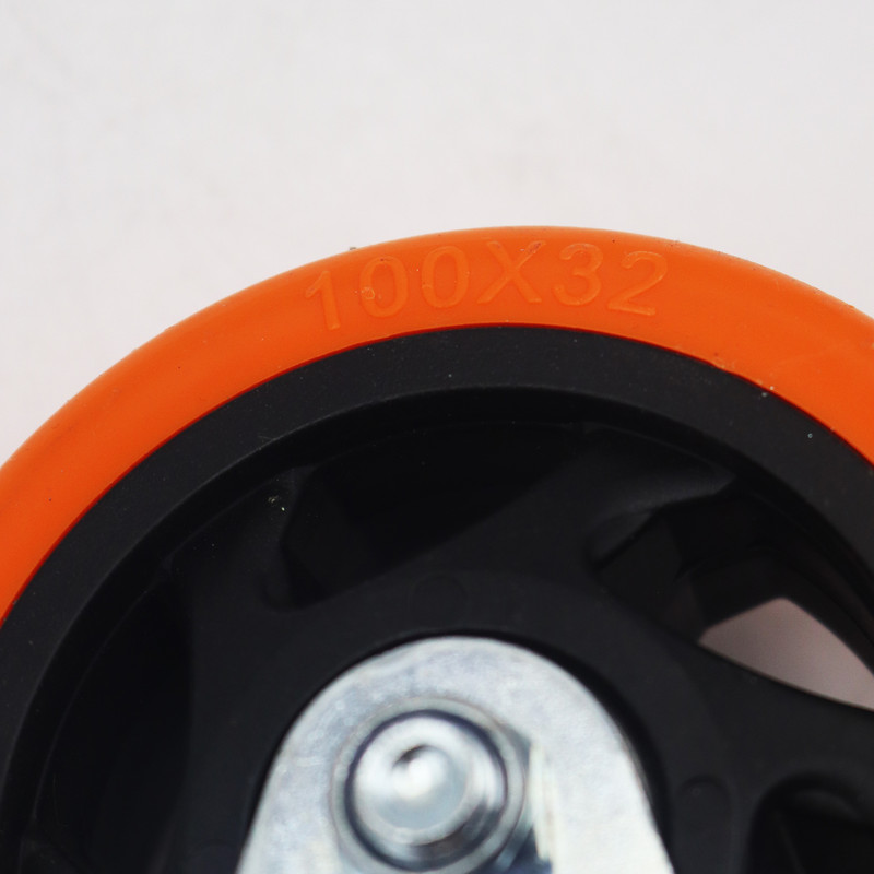 چرخ کفی‌دار آبو مدل گردان کد YP-100*32MM