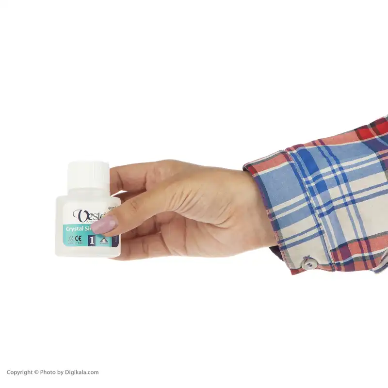 کریستال سرونیک دوجزئی وستا مدل 128000801 حجم 40 میلی لیتر بسته 2 عددی