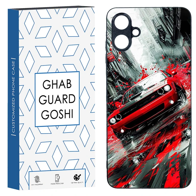 کاور قاب گارد گوشی طرح ماشین کد TPU-091 مناسب برای گوشی موبایل سامسونگ  Galaxy A06