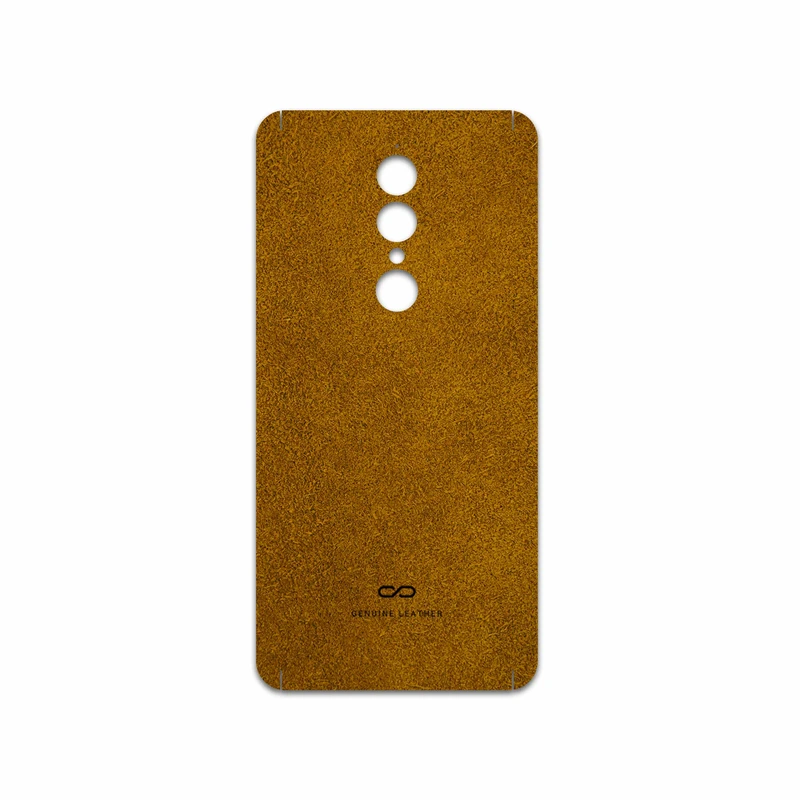 برچسب پوششی ماهوت مدل Brown-Chamois-Leather مناسب برای گوشی موبایل یومی A1 Pro