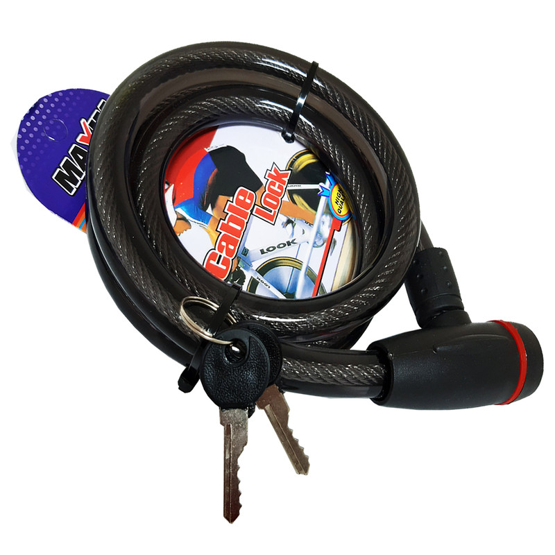 قفل دوچرخه مکسیم مدل  HT -0011 مجموعه دو عددی
