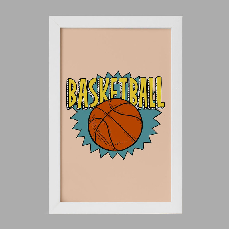 تابلو خندالو مدل بسکتبال Basketball کد 26454