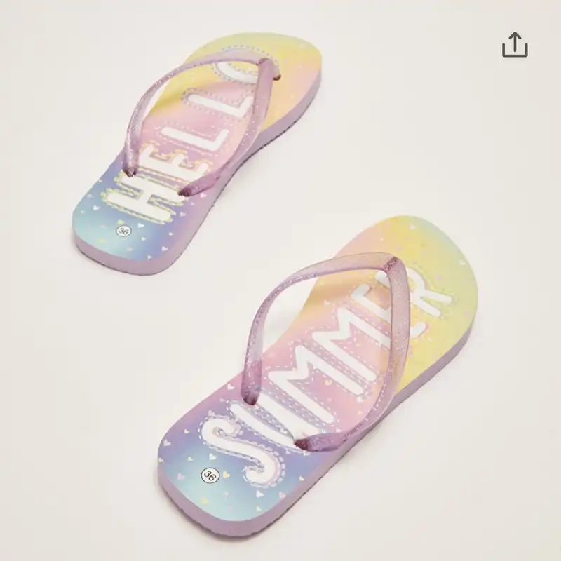 دمپایی لاانگشتی زنانه ال سی وایکیکی مدل سامر استپ دار