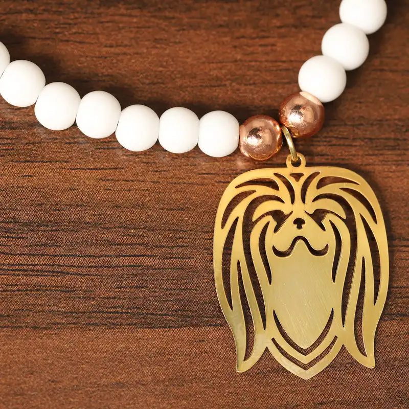 گردنبند طلا 18 عیار زنانه الن نار مدل سگ LN10424