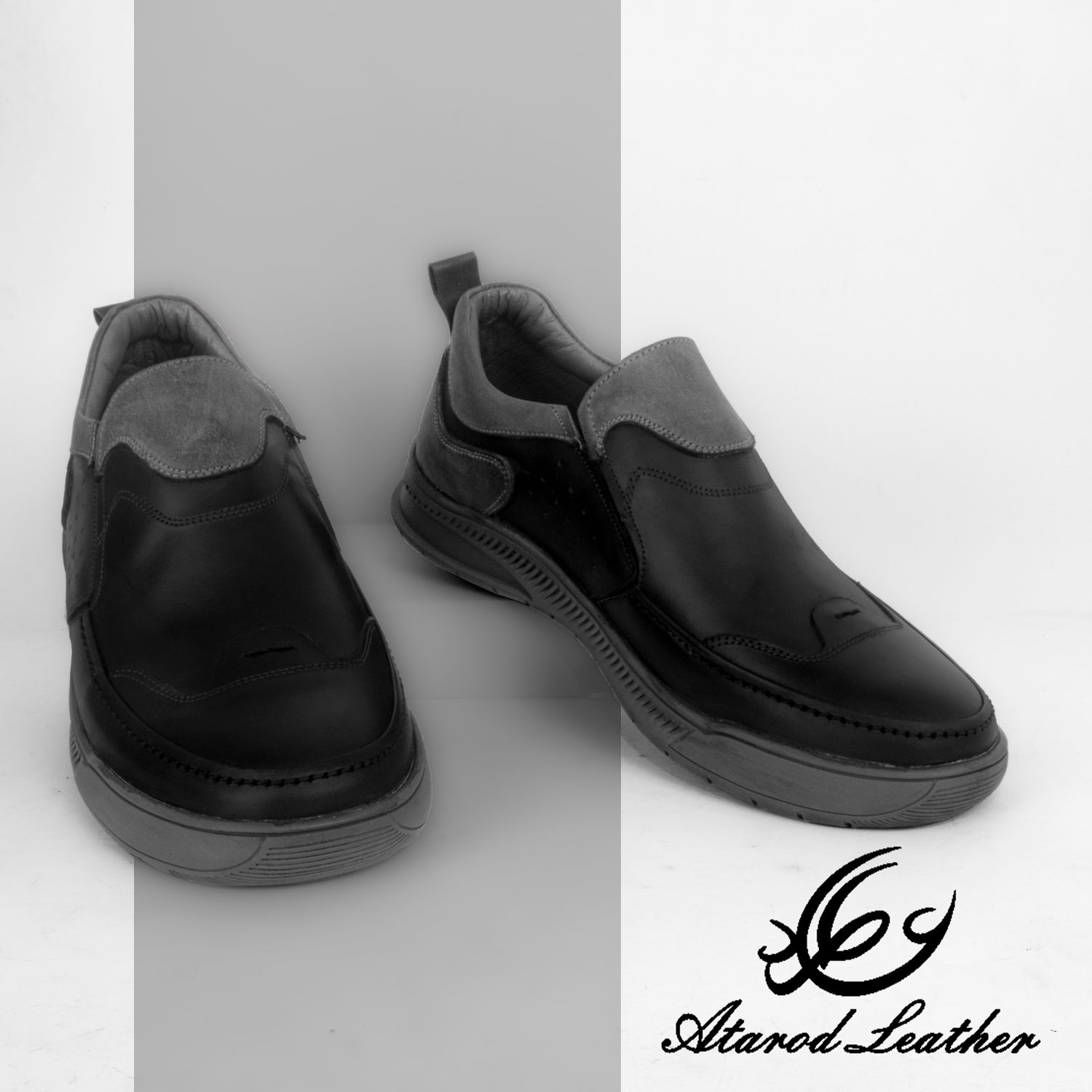 کفش روزمره مردانه چرم عطارد مدل چرم طبیعی کد SH12 -  - 9