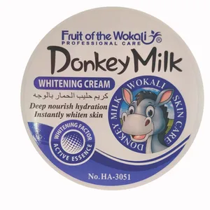 کرم روشن کننده صورت و بدن وکالی مدل شیر الاغ مناسب برای انواع پوست وزن 115 گرم