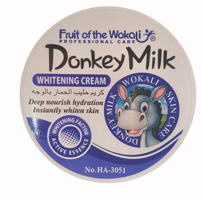 کرم روشن کننده صورت و بدن وکالی مدل شیر الاغ مناسب برای انواع پوست وزن 115 گرم