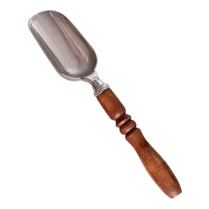 قاشق آجیل خوری مدل دسته چوبی کد 02