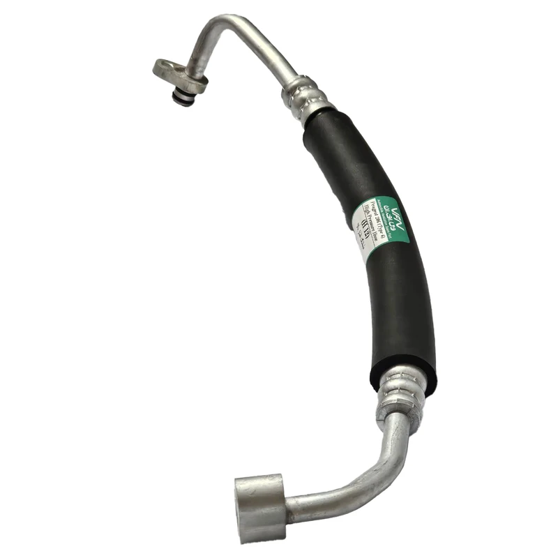 شلنگ کولر کمپرسور به کندانسور وی اف ان مدل کوتاه دو سر فلنچ کد SH12 مناسب برای پژو 206