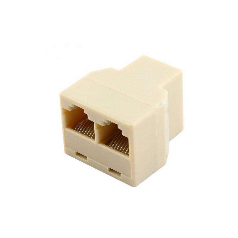 مبدل 1 به 2 RJ45 مدل B-12 بسته 10عددی