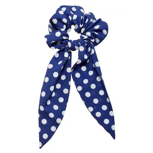 کش مو زنانه دلنار گالری مدل اسکرانچی خرگوشی خالدار B