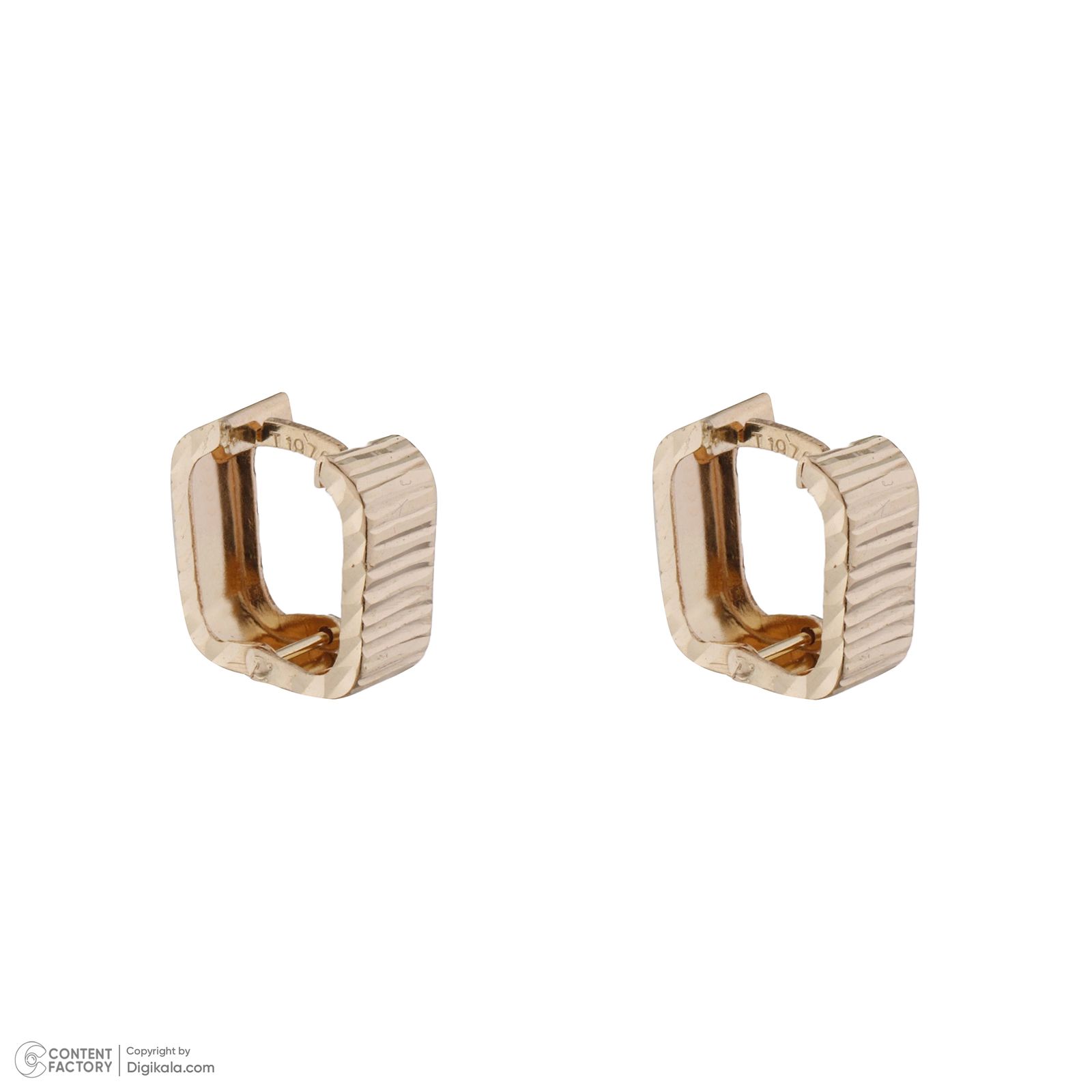 گوشواره طلا 18 عیار زنانه طلای مستجابی مدل 10241 -  - 2