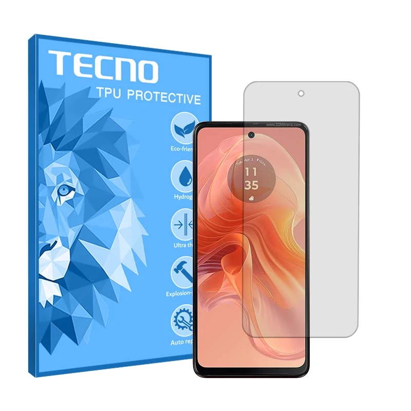 محافظ صفحه نمایش شفاف تکنو مدل HyGEL مناسب برای گوشی موبایل موتورولا Moto G04