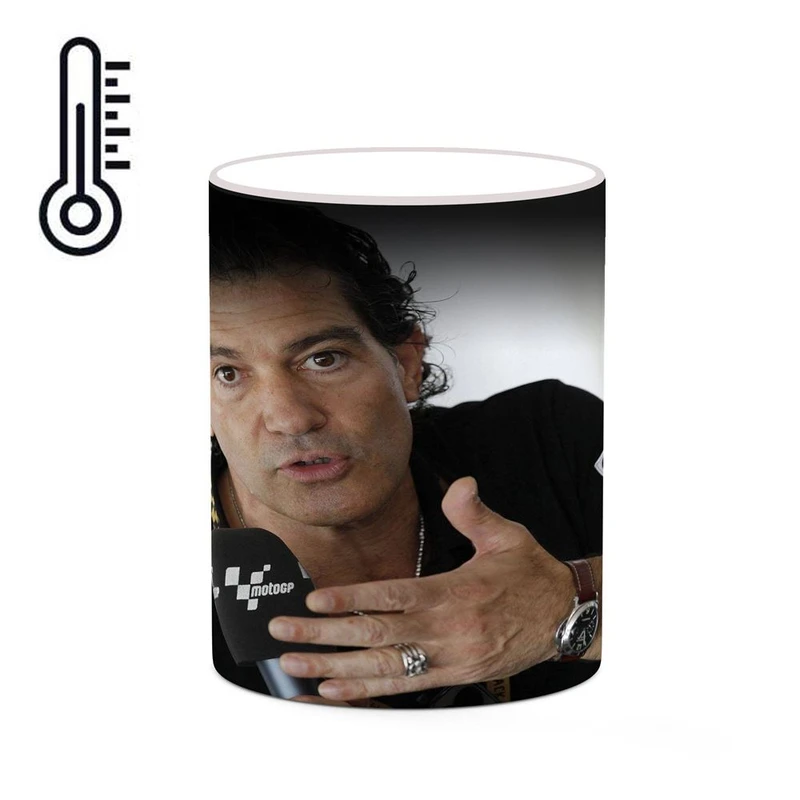 ماگ حرارتی کاکتی طرح آنتونیو باندراس Antonio Banderas مدل mgh25131