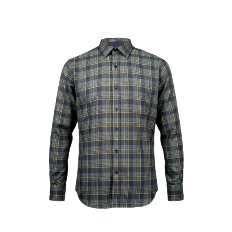 پیراهن آستین بلند یقه برگردان مردانه کد v2