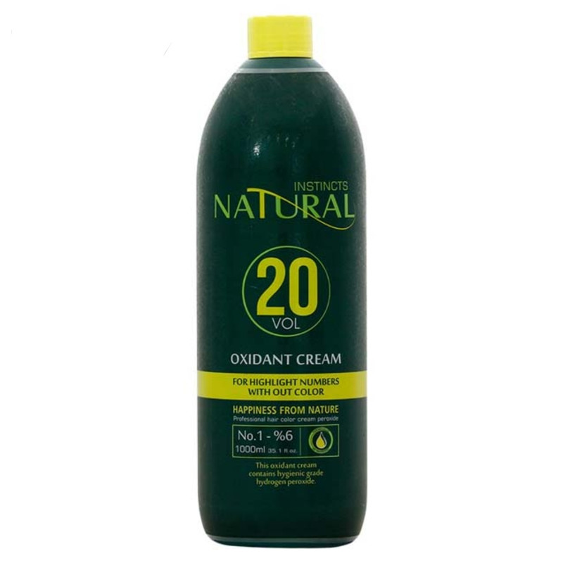 اکسیدان نچرال شماره ۱ شش درصدی حجم ۱۰۰۰ میلی لیتر