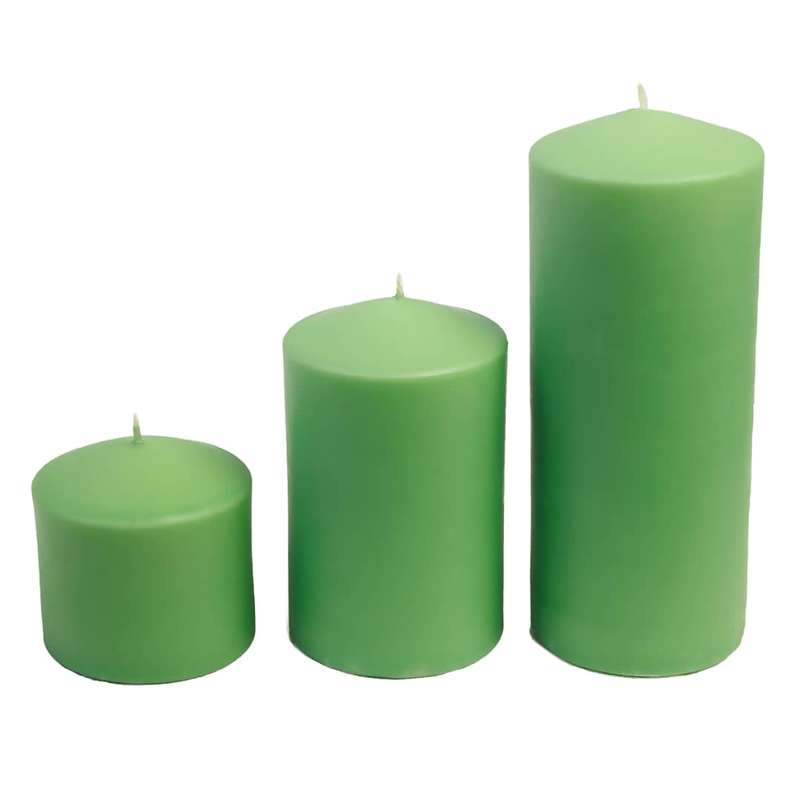 شمع مدل استوانه مجموعه 3 عددی