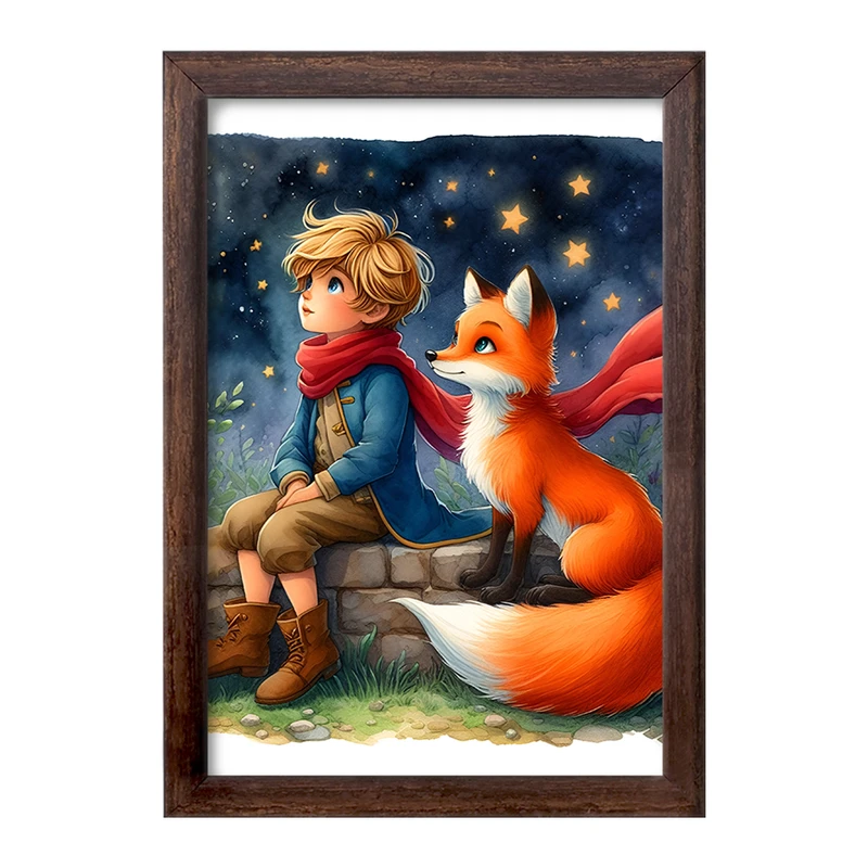 تابلو خندالو طرح شازده کوچولو (The Little Prince) کد F6137
