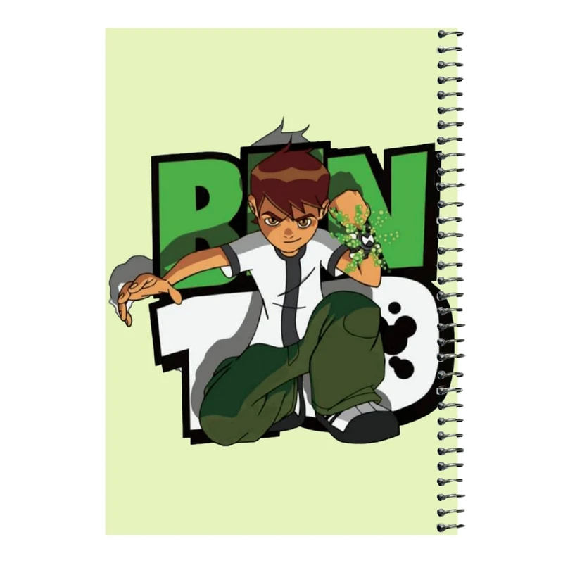 دفتر مشق 80 برگ اس جی مدل بن تن کد ۶     