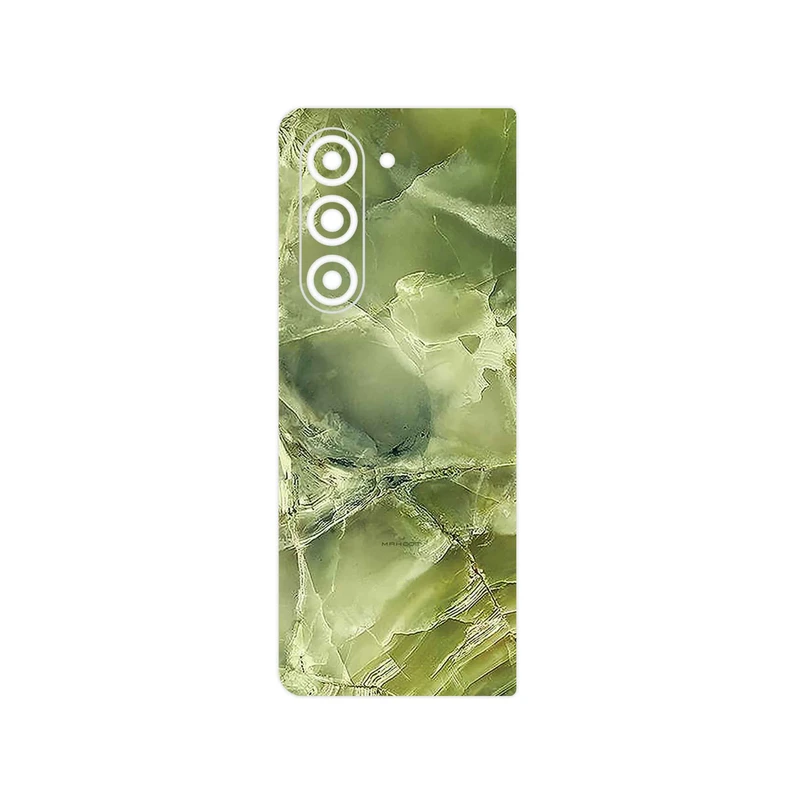 برچسب پوششی ماهوت مدل Green_Crystal_Marble مناسب برای گوشی موبایل سامسونگ Galaxy Z Fold 5